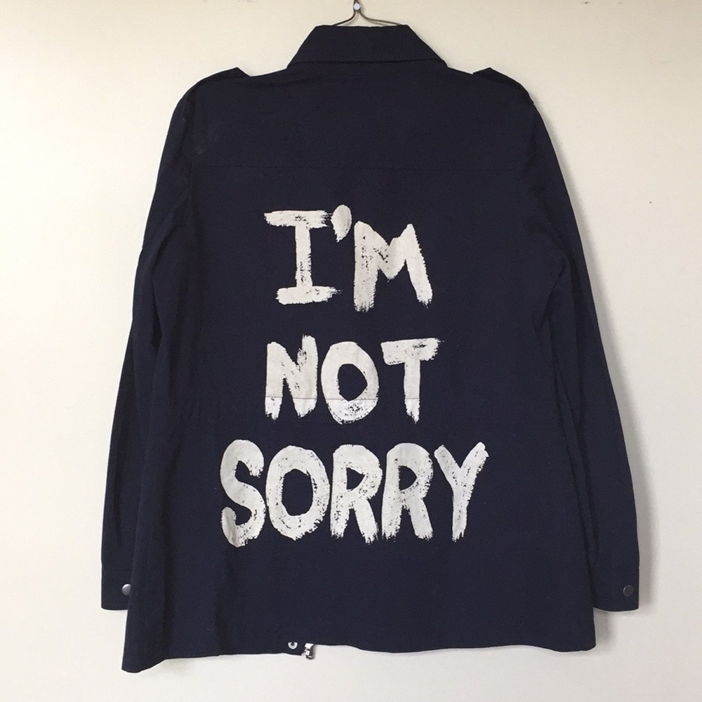 FOREVER XXl PAINTED MILITARY JACKET